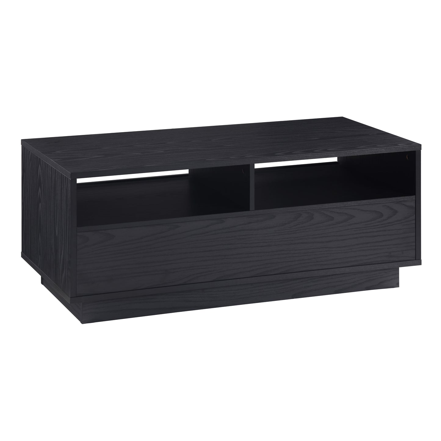 Tauris BURBANKCTBO Coffee Table – Black Oak Finish with Drawers & Shelves