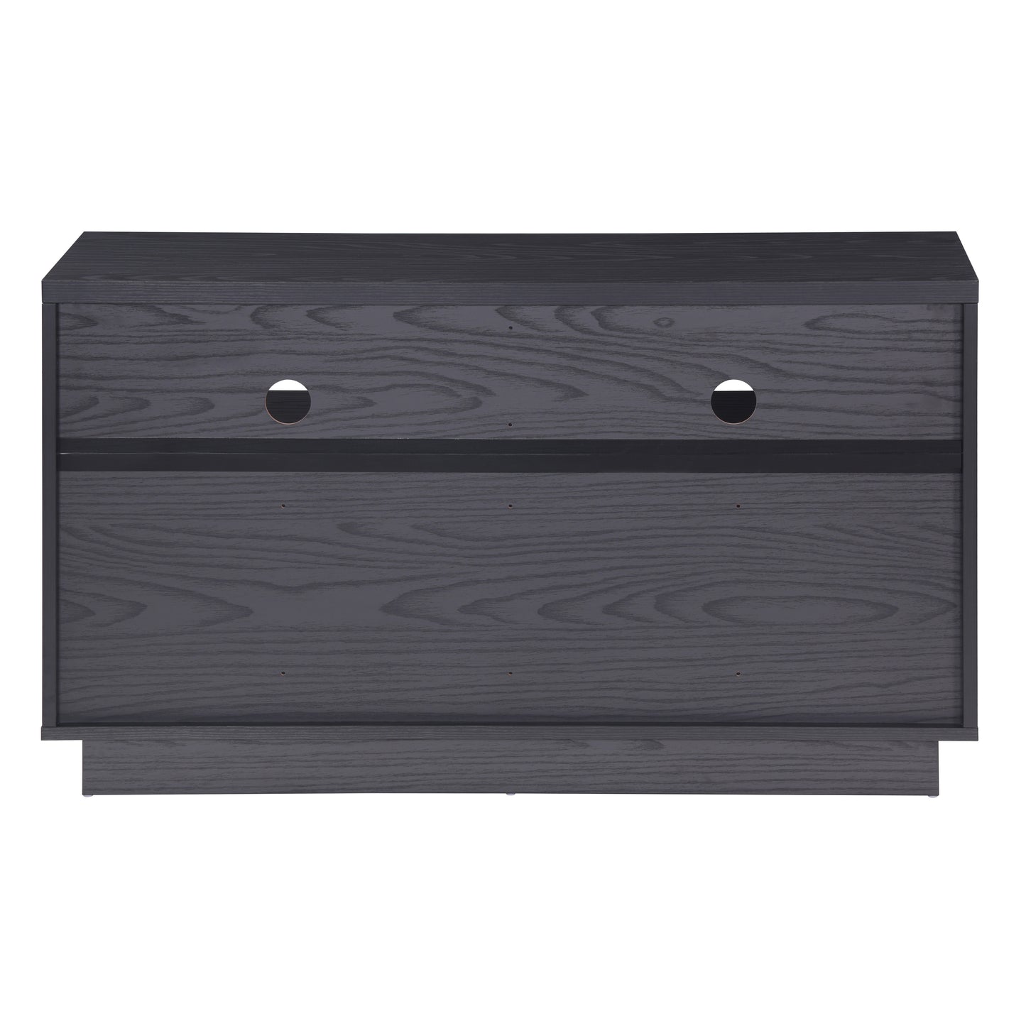 Tauris EDISON Media Stand 1200mm – Vinyl Record Storage & Component Cabinet in Black Oak Finish