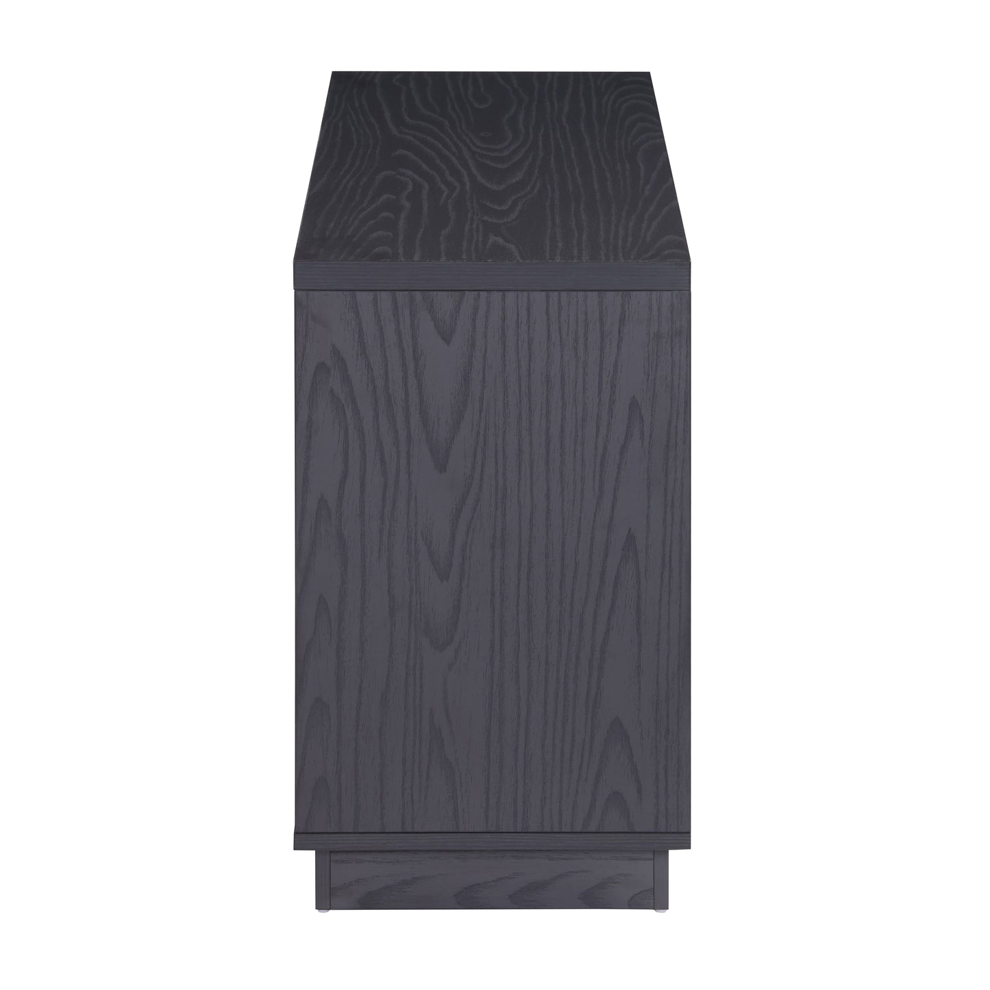 Tauris EDISON Media Stand 1200mm – Vinyl Record Storage & Component Cabinet in Black Oak Finish