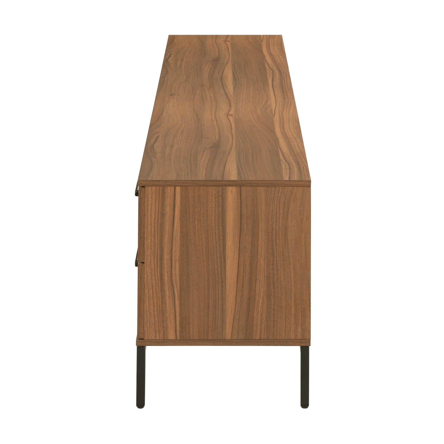 Tauris ELGIN2200WAL TV Unit – 2200mm Walnut Entertainment Cabinet with Drawers