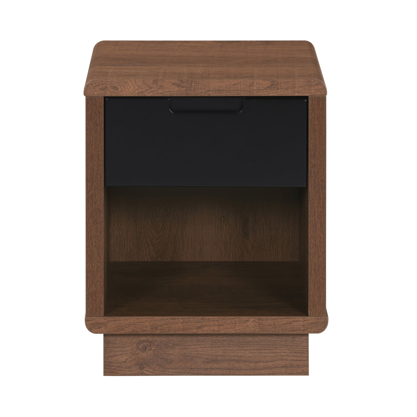 Tauris HOVERETDO Side Table – Dark Oak with Black Painted Drawer