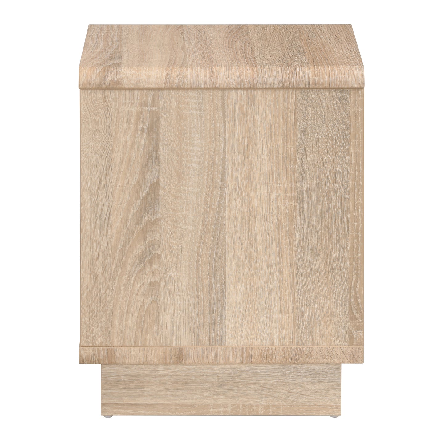 Tauris HOVERETLO Side Table – Light Oak with White Painted Drawer