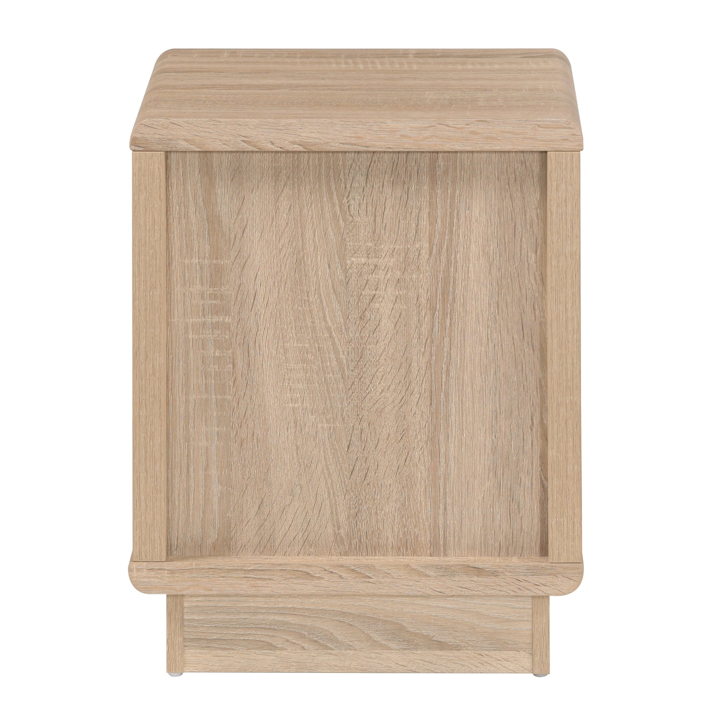 Tauris HOVERETLO Side Table – Light Oak with White Painted Drawer