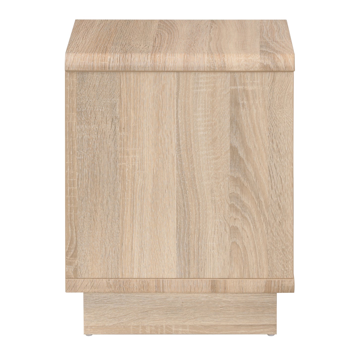 Tauris HOVERETLO Side Table – Light Oak with White Painted Drawer