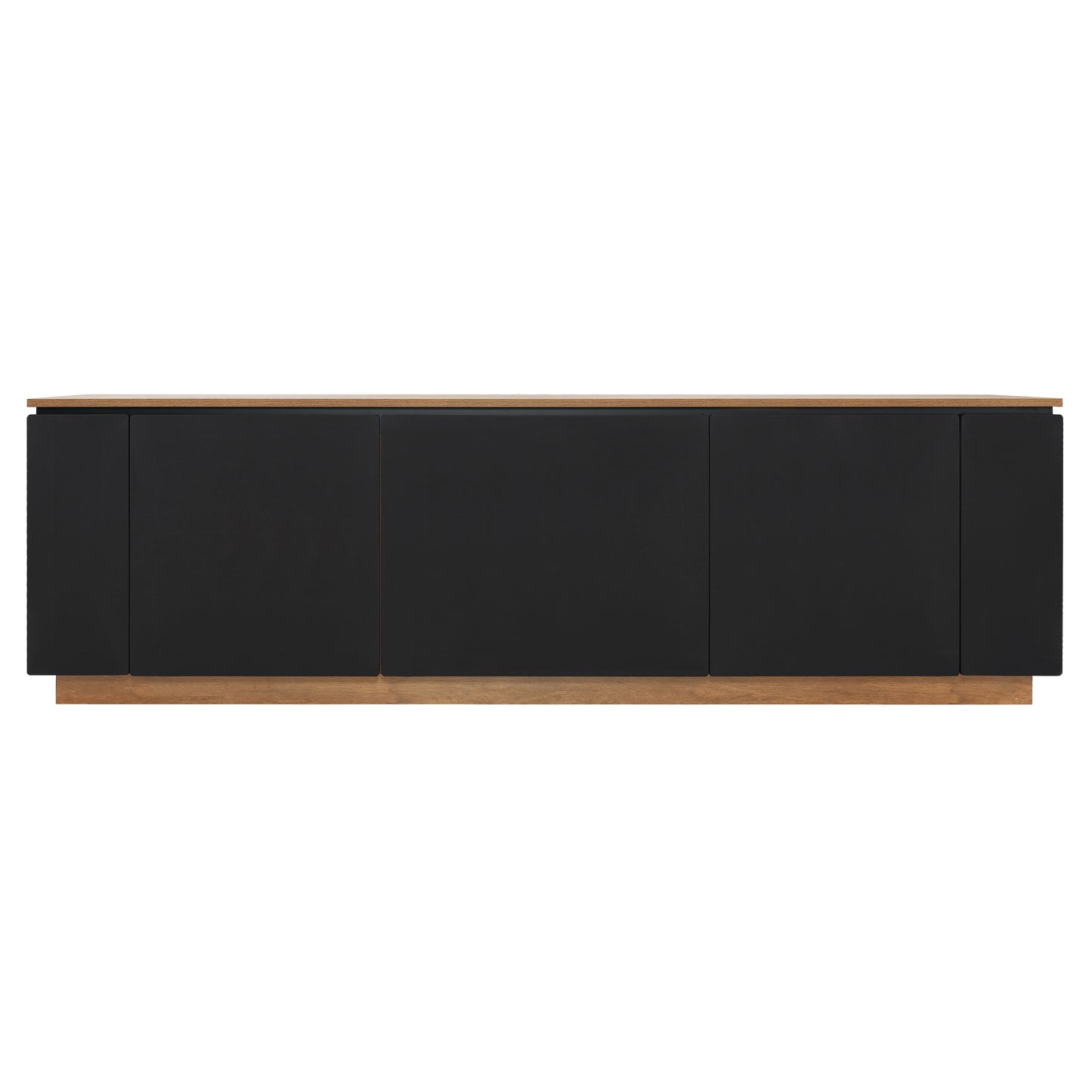 Tauris Hollywood Entertainment Center, TV Stand, Entertainment Unit 2250mm Subwoofer Storage Dark Oak