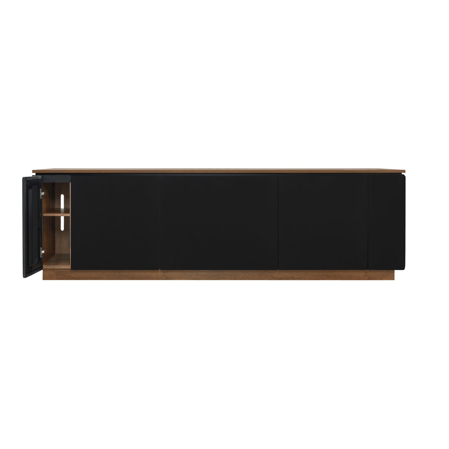 Tauris Hollywood Entertainment Center, TV Stand, Entertainment Unit 2250mm Subwoofer Storage Dark Oak
