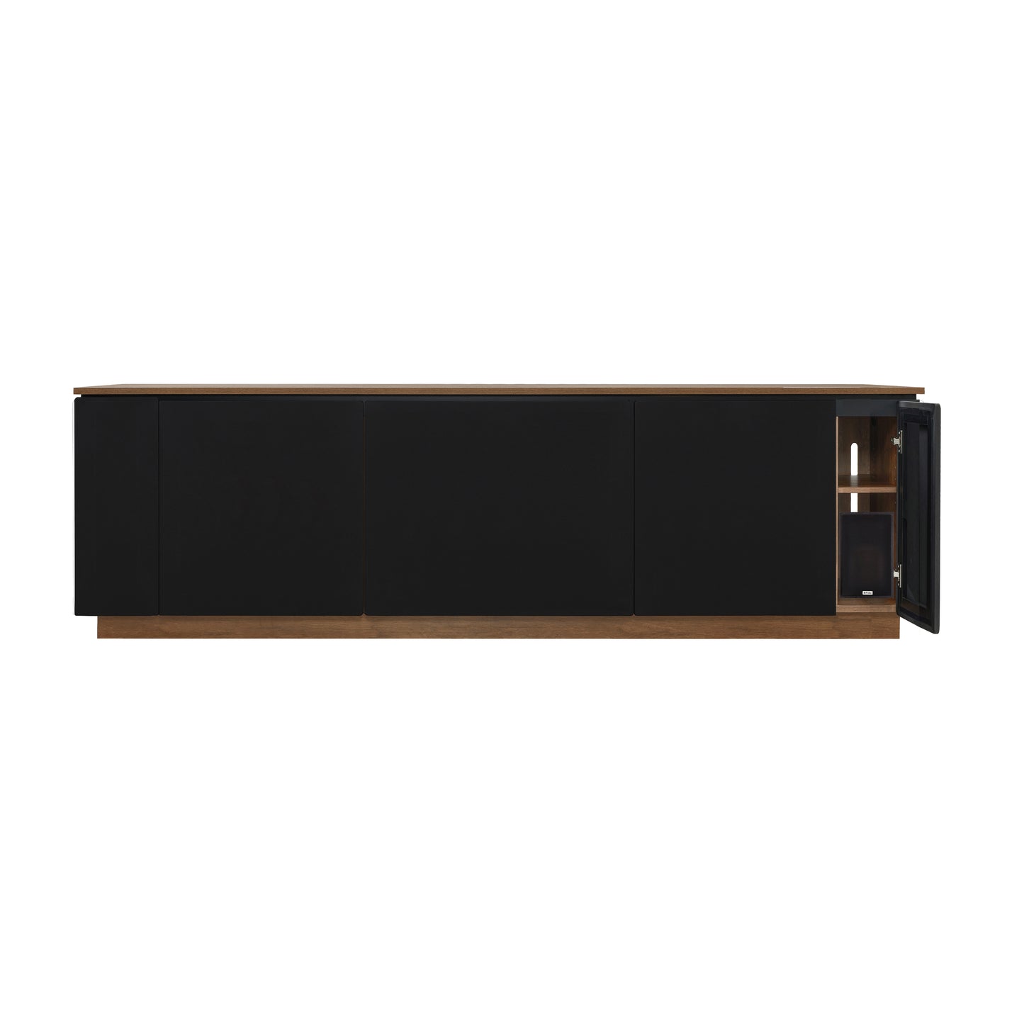 Tauris Hollywood Entertainment Center, TV Stand, Entertainment Unit 2250mm Subwoofer Storage Dark Oak