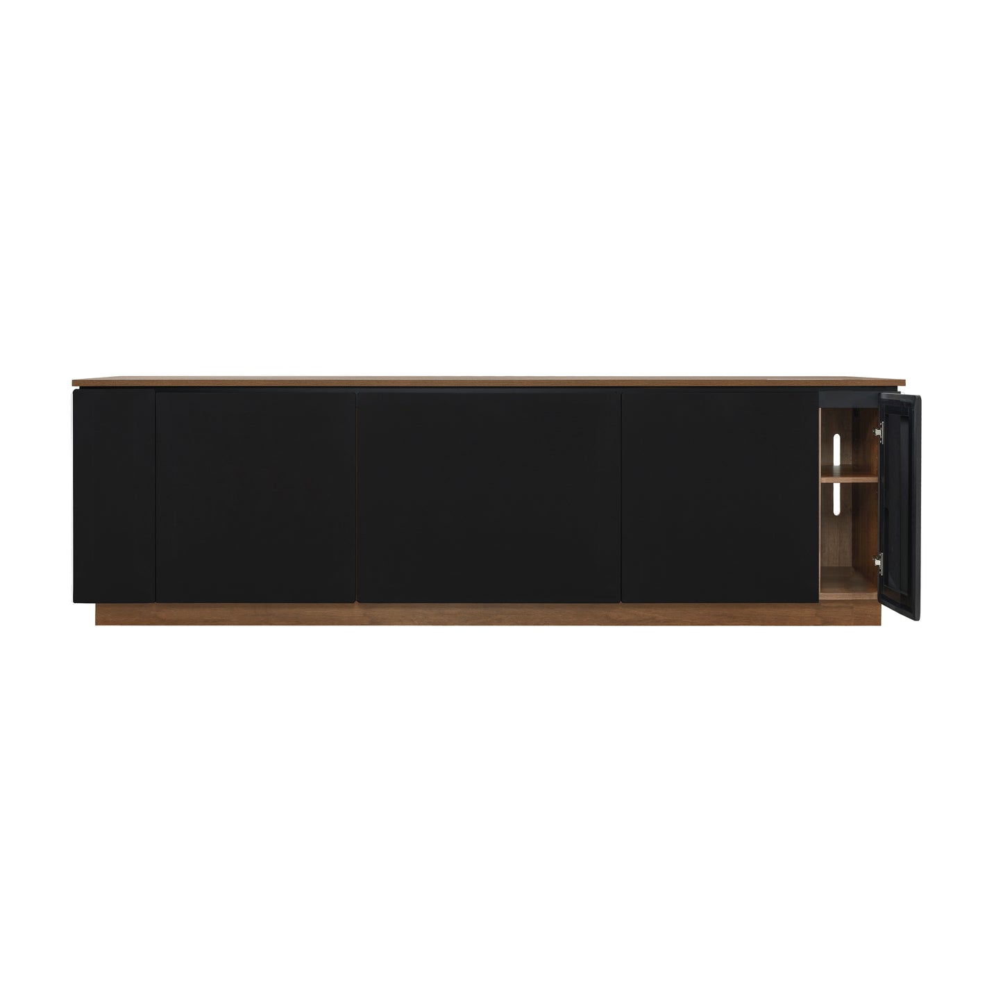 Tauris Hollywood Entertainment Center, TV Stand, Entertainment Unit 2250mm Subwoofer Storage Dark Oak