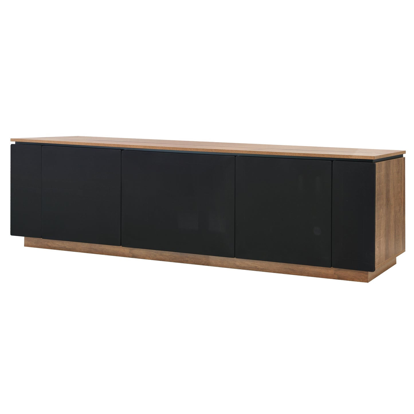 Tauris Hollywood Entertainment Center, TV Stand, Entertainment Unit 2250mm Subwoofer Storage Dark Oak
