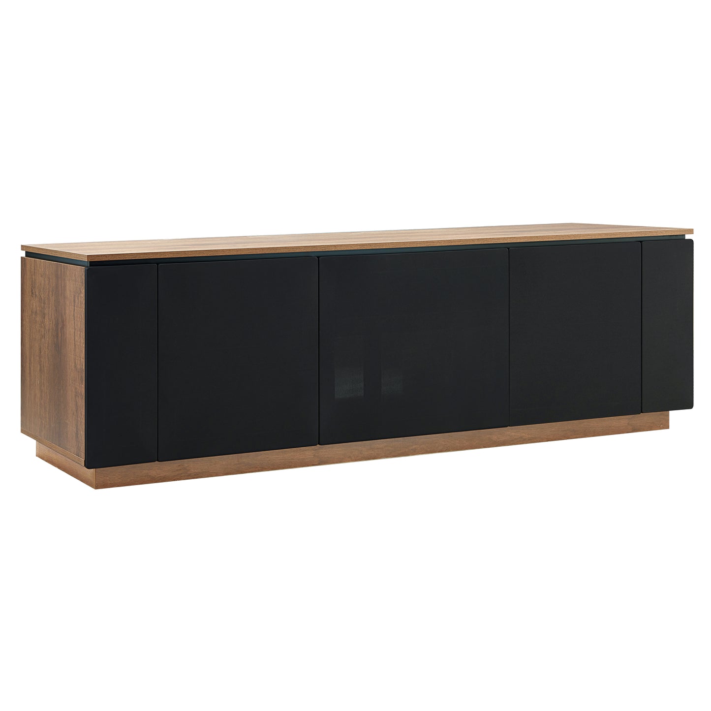 Tauris Hollywood Entertainment Center, TV Stand, Entertainment Unit 2250mm Subwoofer Storage Dark Oak