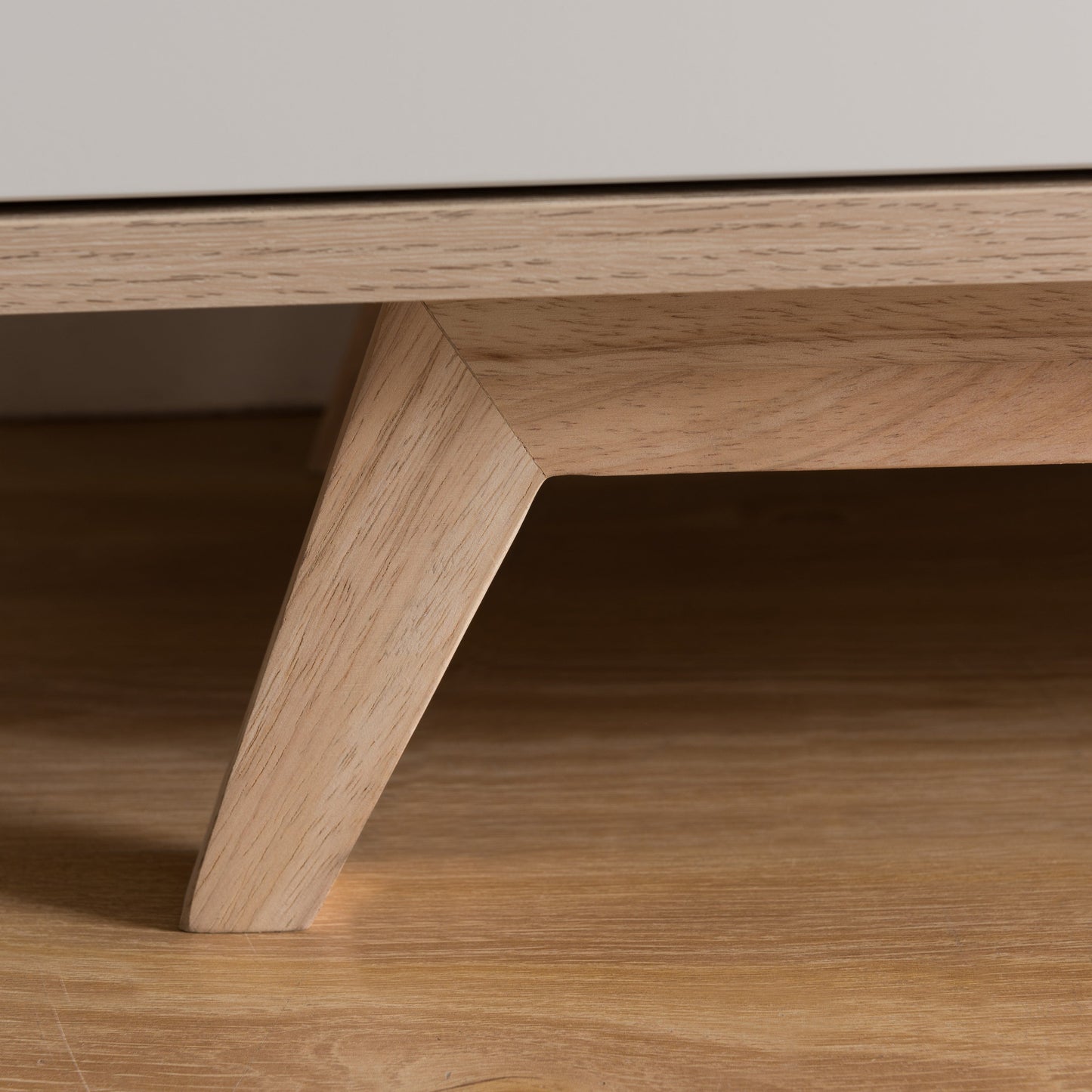 Tauris Nova Entertainment Center, TV Stand, Entertainment Unit 1500mm Scandinavian Inspired Design, Solid Rubber Wood Legs Oak