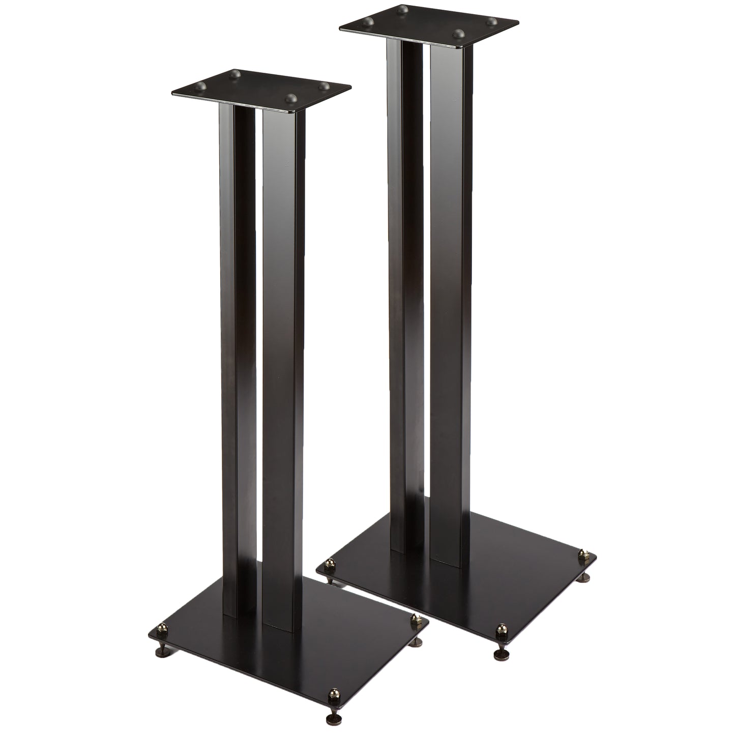 Tauris SP199-24 Speaker Stand Pair 609mm Semi Gloss Metal Speaker Stands Black
