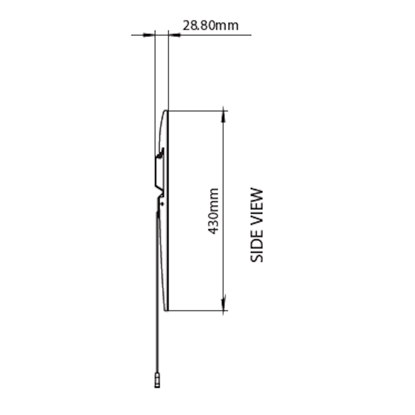 Tauris TV & Monitor Mounts Fixed Wall Mount Bracket 600x400 Mount 60kg Max Weight Capacity Black