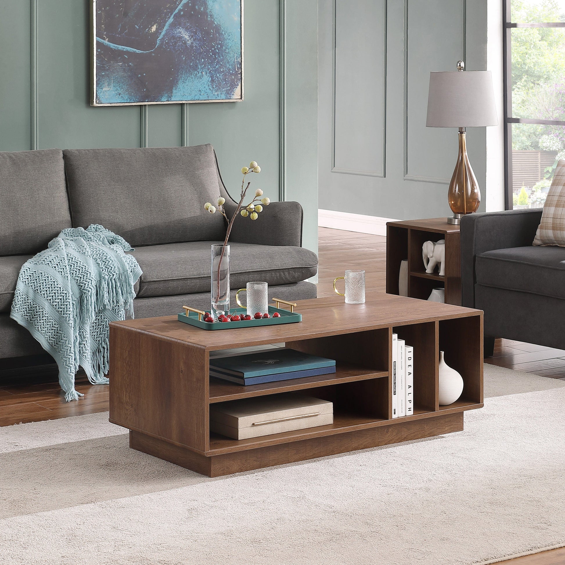 Encore Coffee Table Dark Oak by Tauris™ Home Living Store