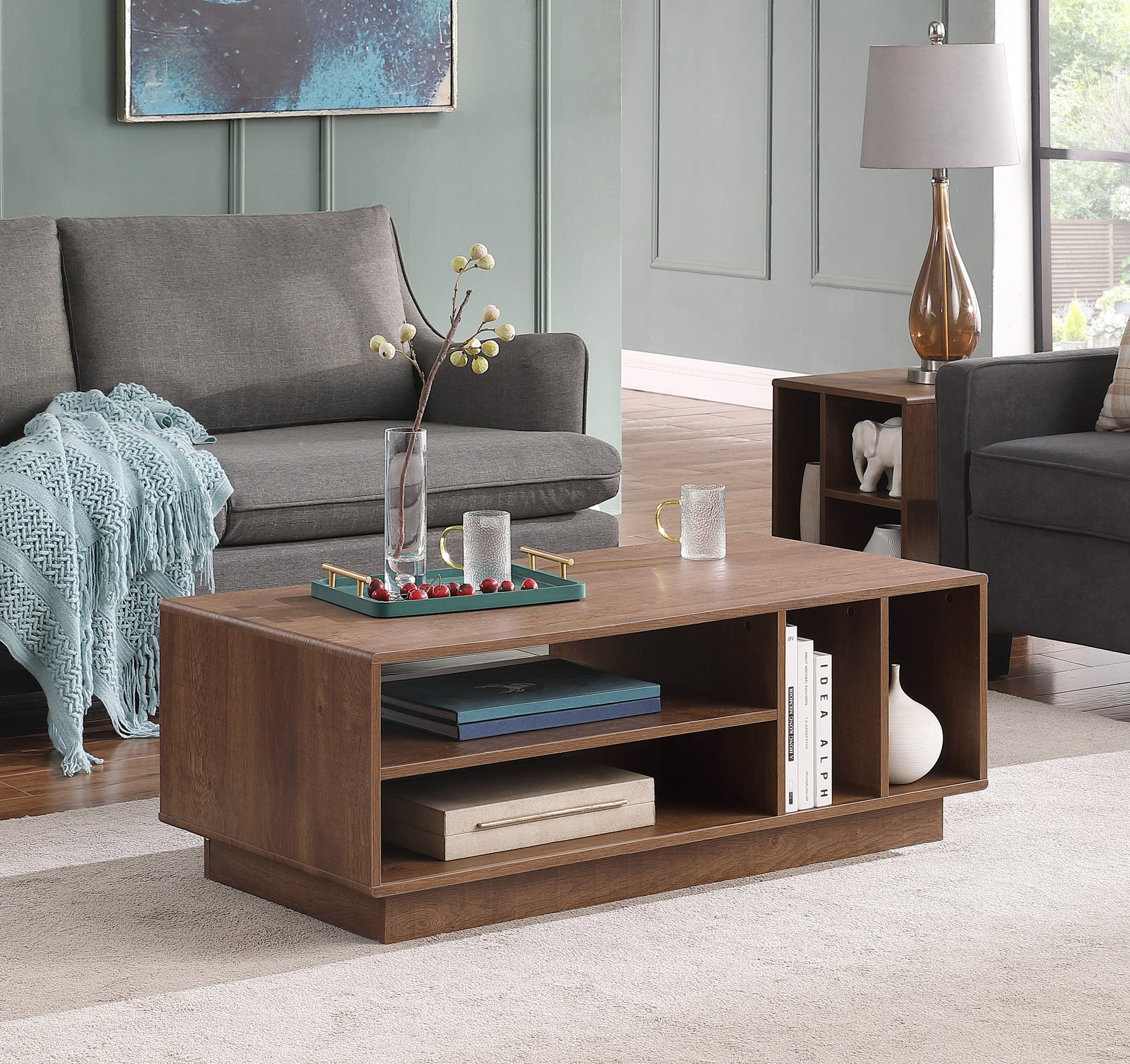 Encore Coffee Table Dark Oak by Tauris™ Home Living Store
