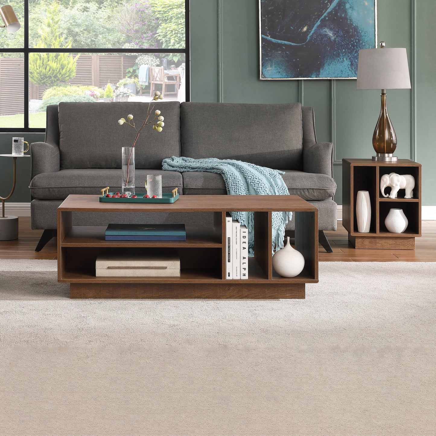 Encore Coffee Table Dark Oak by Tauris™ Home Living Store