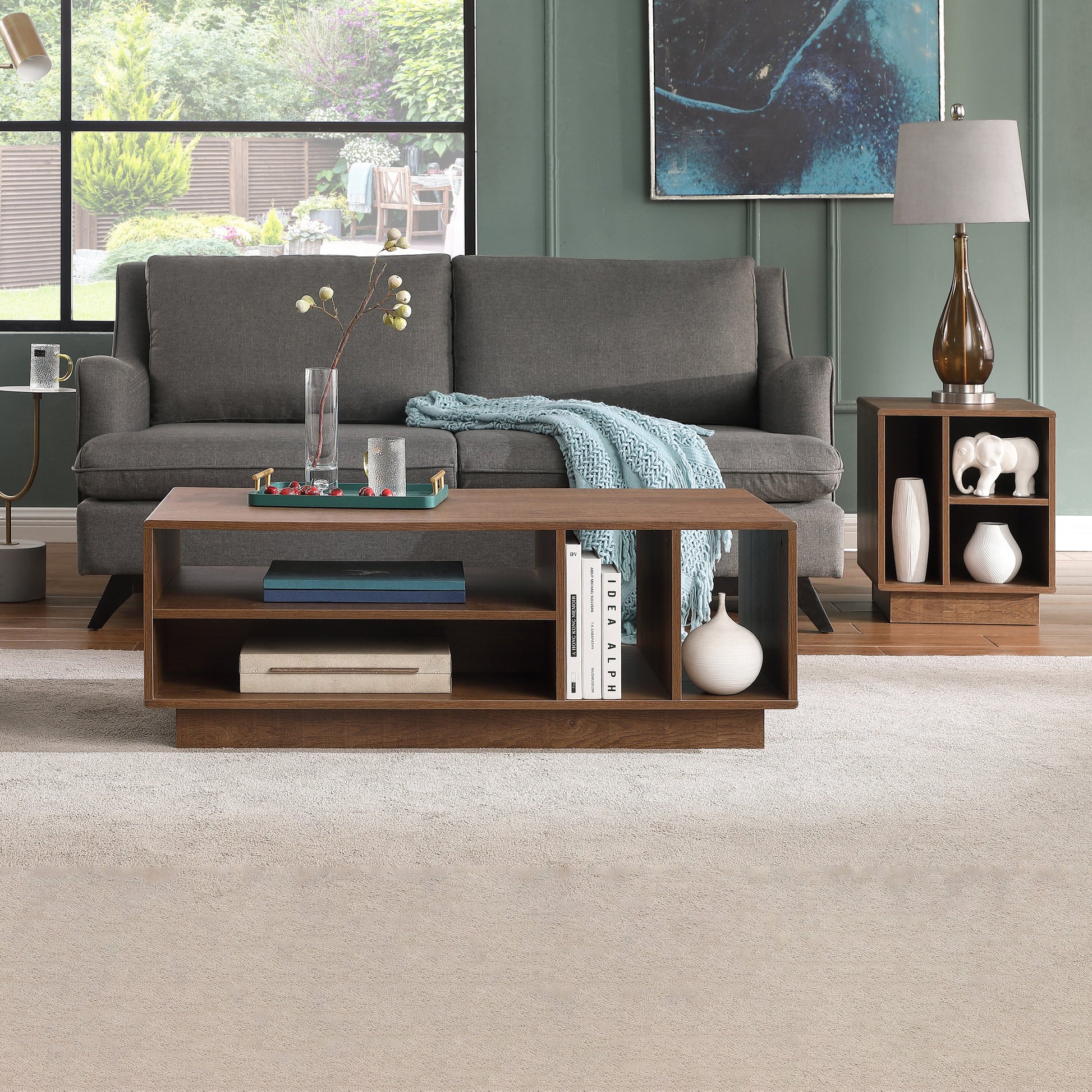 Encore Coffee Table Dark Oak by Tauris™ Home Living Store