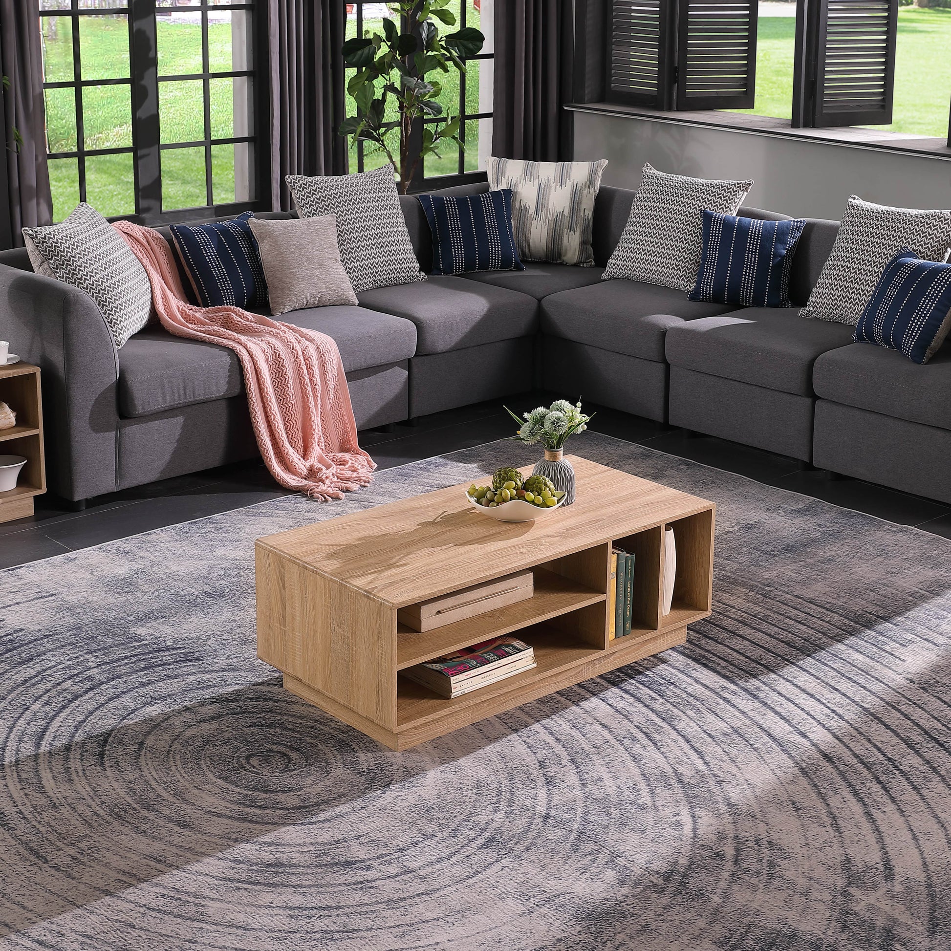 Encore Coffee Table Light Oak by Tauris™ Home Living Store