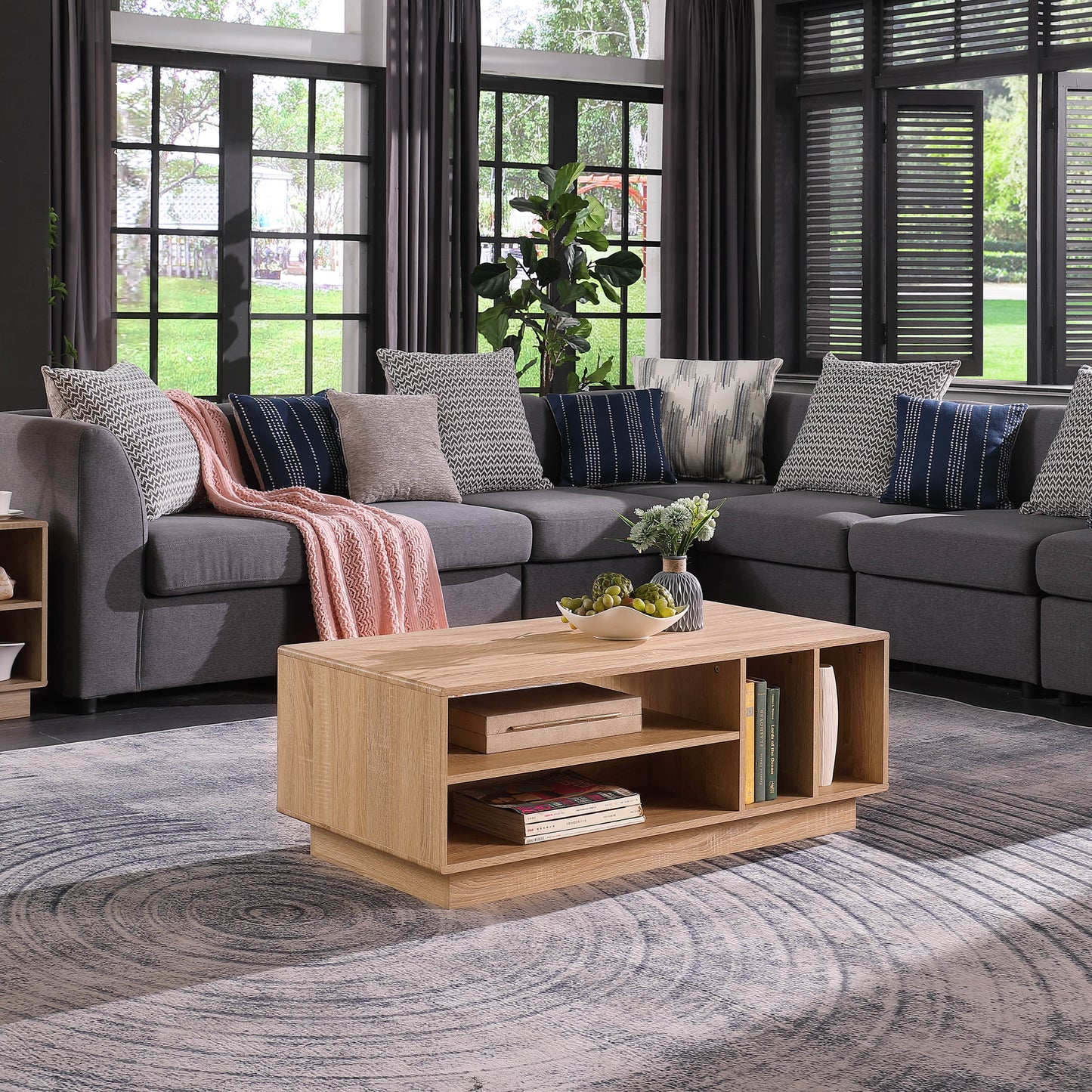 Encore Coffee Table Light Oak by Tauris™ Home Living Store