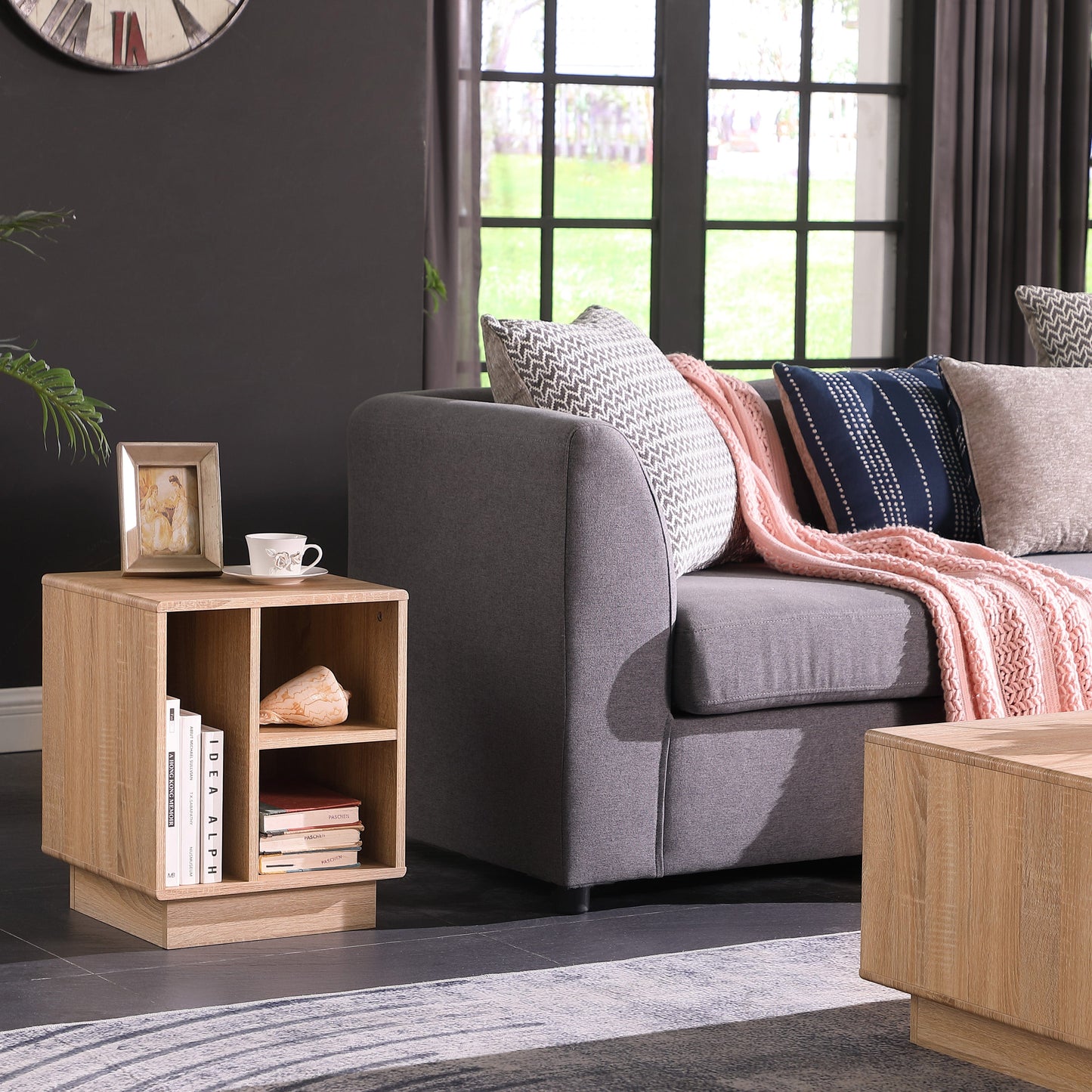 Encore Side Table Light Oak by Tauris™ Home Living Store