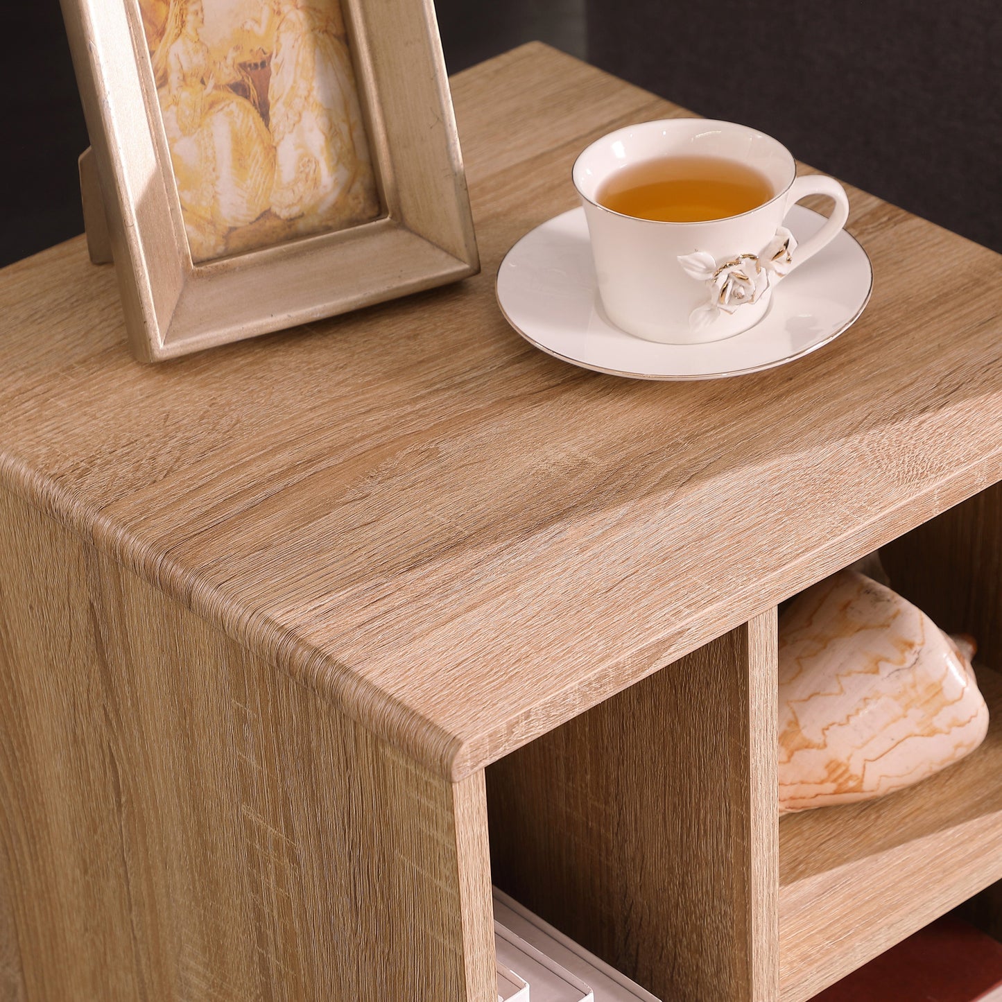 Encore Side Table Light Oak by Tauris™ Home Living Store