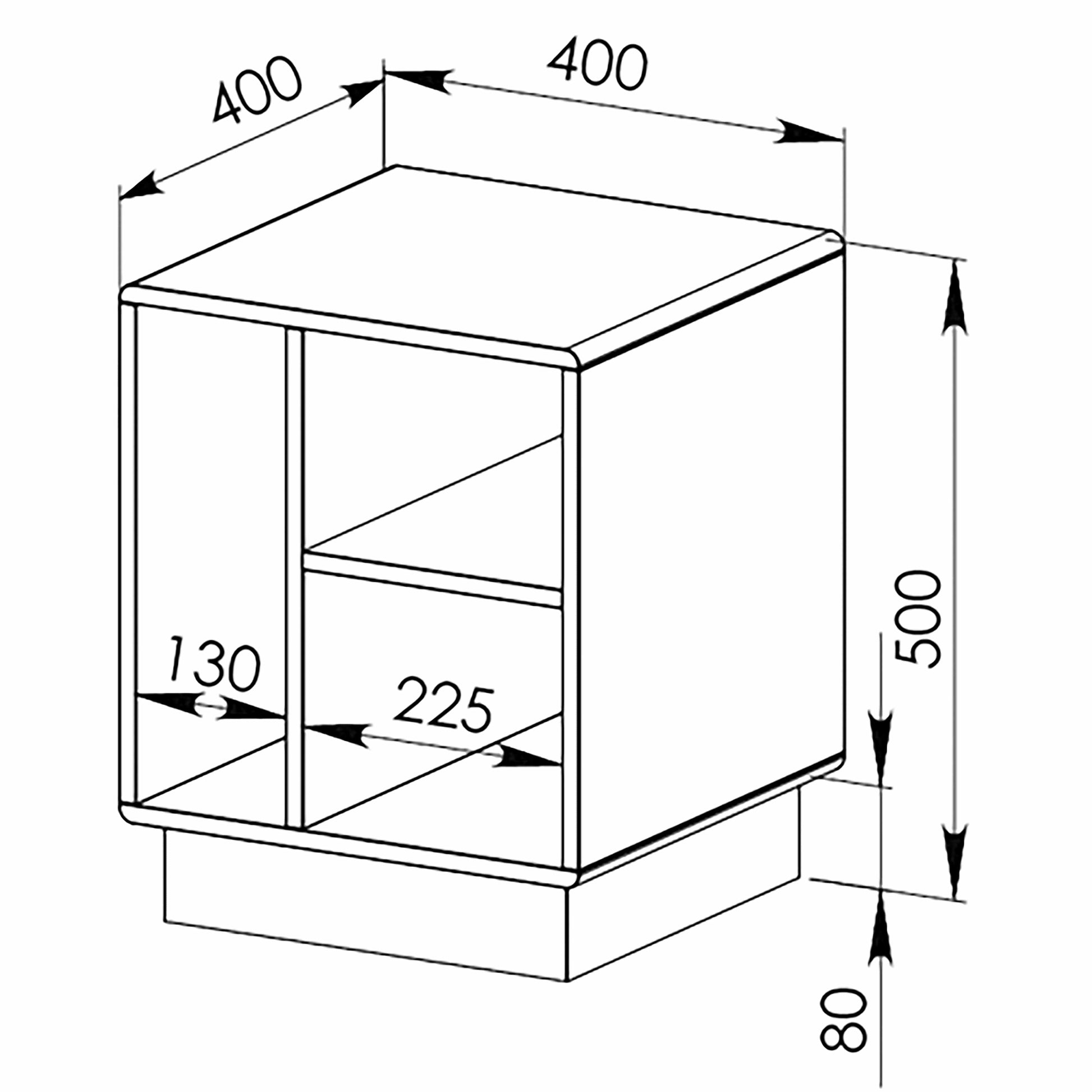 Encore Side Table Light Oak by Tauris™ Home Living Store