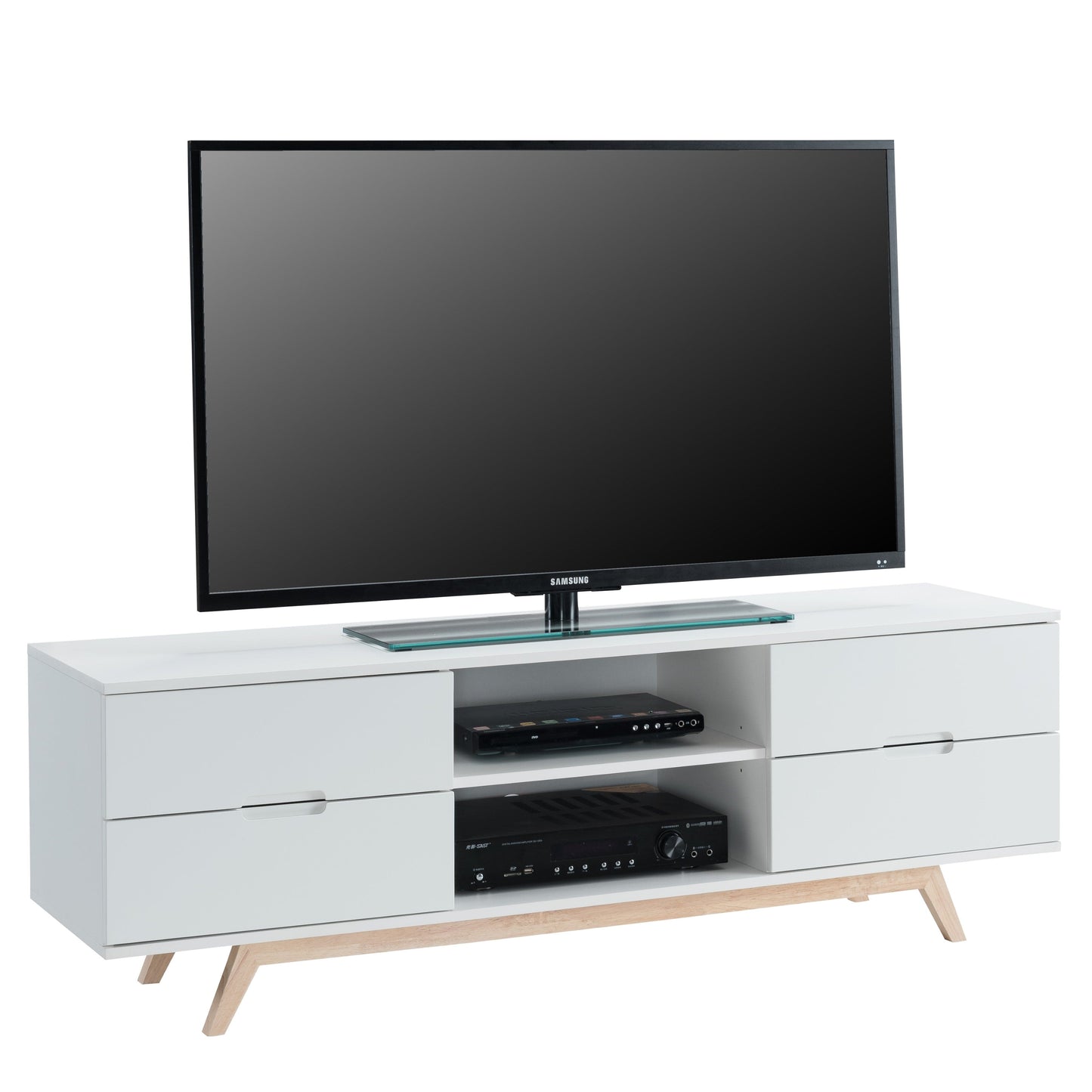 NOVA 1500 Entertainment Unit White by Tauris™ Furniture > Entertainment Centers & TV Stands HLS