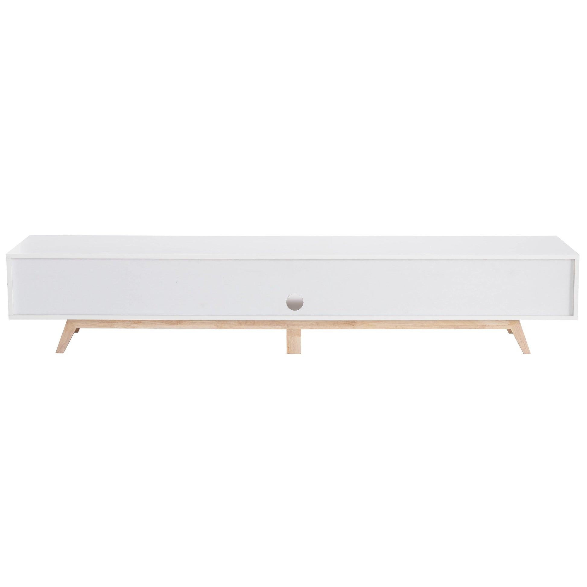 NOVA LL Entertainment Unit White by Tauris™ Furniture > Entertainment Centers & TV Stands HLS
