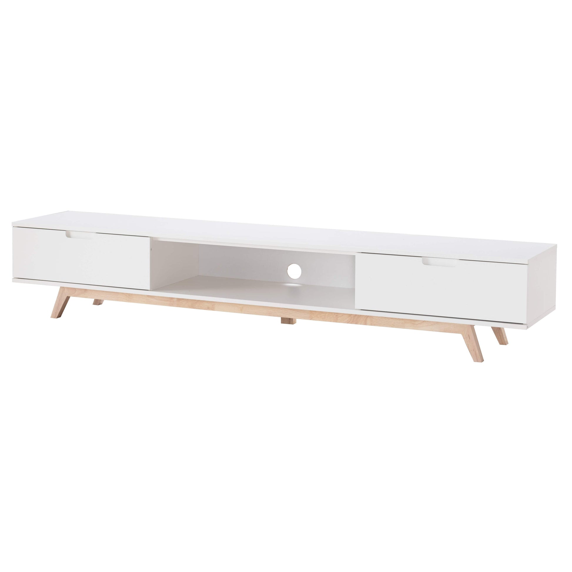 NOVA LL Entertainment Unit White by Tauris™ Furniture > Entertainment Centers & TV Stands HLS