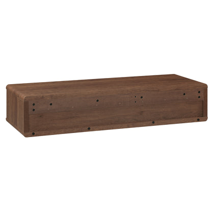 Tauris Hover Entertainment Center, TV Stand, Entertainment Unit 1200mm Wall Mount Unit Dark Oak