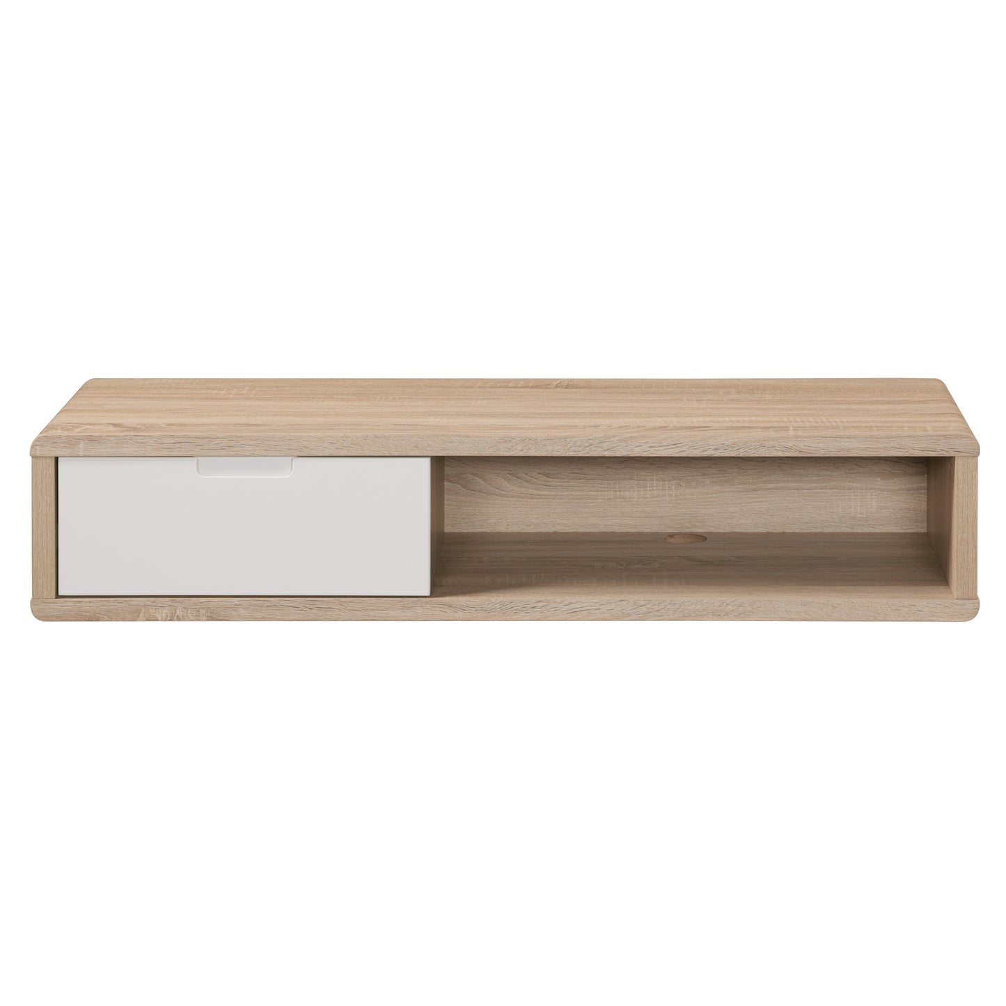 Tauris Hover Entertainment Center, TV Stand, Entertainment Unit 1200mm Wall Mount Unit Light Oak