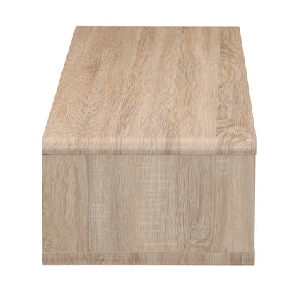 Tauris Hover Entertainment Center, TV Stand, Entertainment Unit 1200mm Wall Mount Unit Light Oak