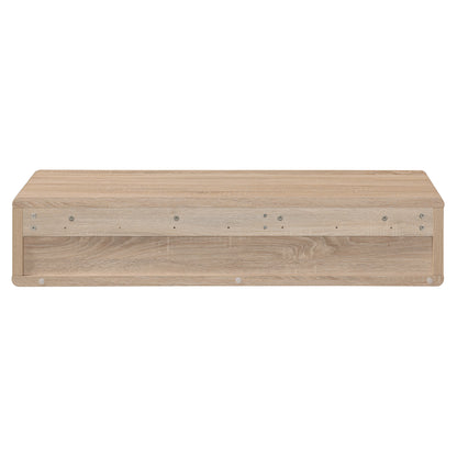 Tauris Hover Entertainment Center, TV Stand, Entertainment Unit 1200mm Wall Mount Unit Light Oak