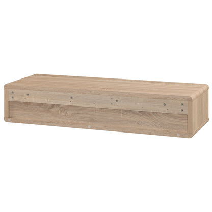 Tauris Hover Entertainment Center, TV Stand, Entertainment Unit 1200mm Wall Mount Unit Light Oak