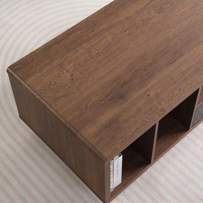 Tauris HOVERCTDO Coffee Table – Dark Oak with Painted Black Drawer