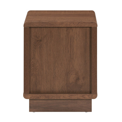 Tauris HOVERETDO Side Table – Dark Oak with Black Painted Drawer