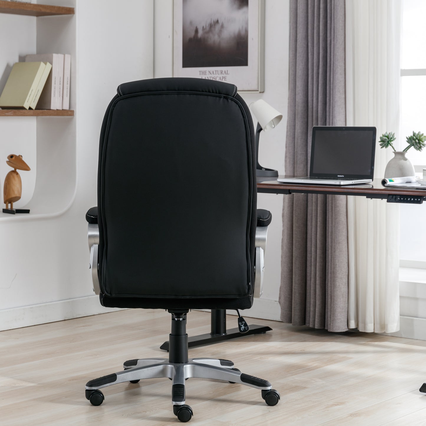Tauris Legacy Ergonomic, Office Chair, Padded Arms Black