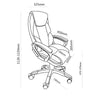 Tauris Legacy Ergonomic, Office Chair, Padded Arms Black