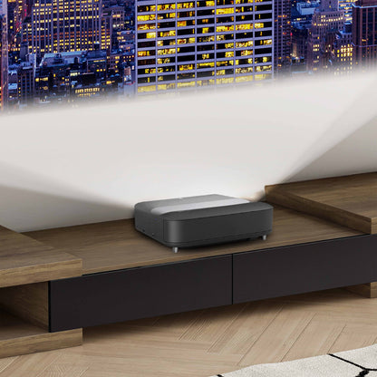 Tauris Split Entertainment Center, TV Cabinet, Entertainment Unit 2500mm Expandable Low Line Dark Oak