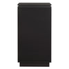 Tauris Broadway Media Storage Cabinets & Racks, Hi Fi Cabinet 1000mm Two Adjustable Shelves, Cloth Door Black Oak