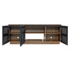 Tauris Hollywood Entertainment Center, TV Stand, Entertainment Unit 1800mm Subwoofer Storage Dark Oak