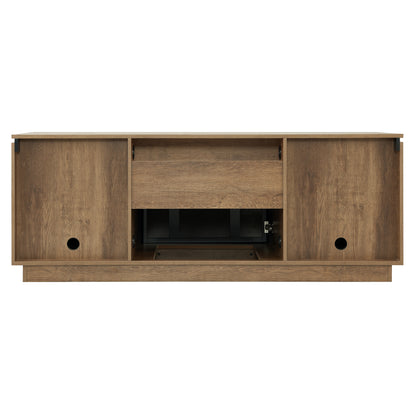 Tauris Hollywood Entertainment Center, TV Stand, Entertainment Unit 1800mm Subwoofer Storage Dark Oak