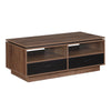 Tauris Hollywood Coffee Tables 1100mm Two Drawers, Two Storage Shelves, Dark Oak