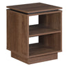 Tauris Hollywood End Table 400mm Two Open Shelves Dark Oak