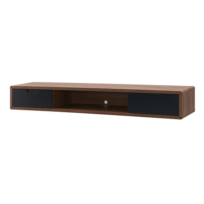 Tauris Hover Entertainment Center, TV Stand, Entertainment Unit 1800mm Wall Mount Unit Dark Oak