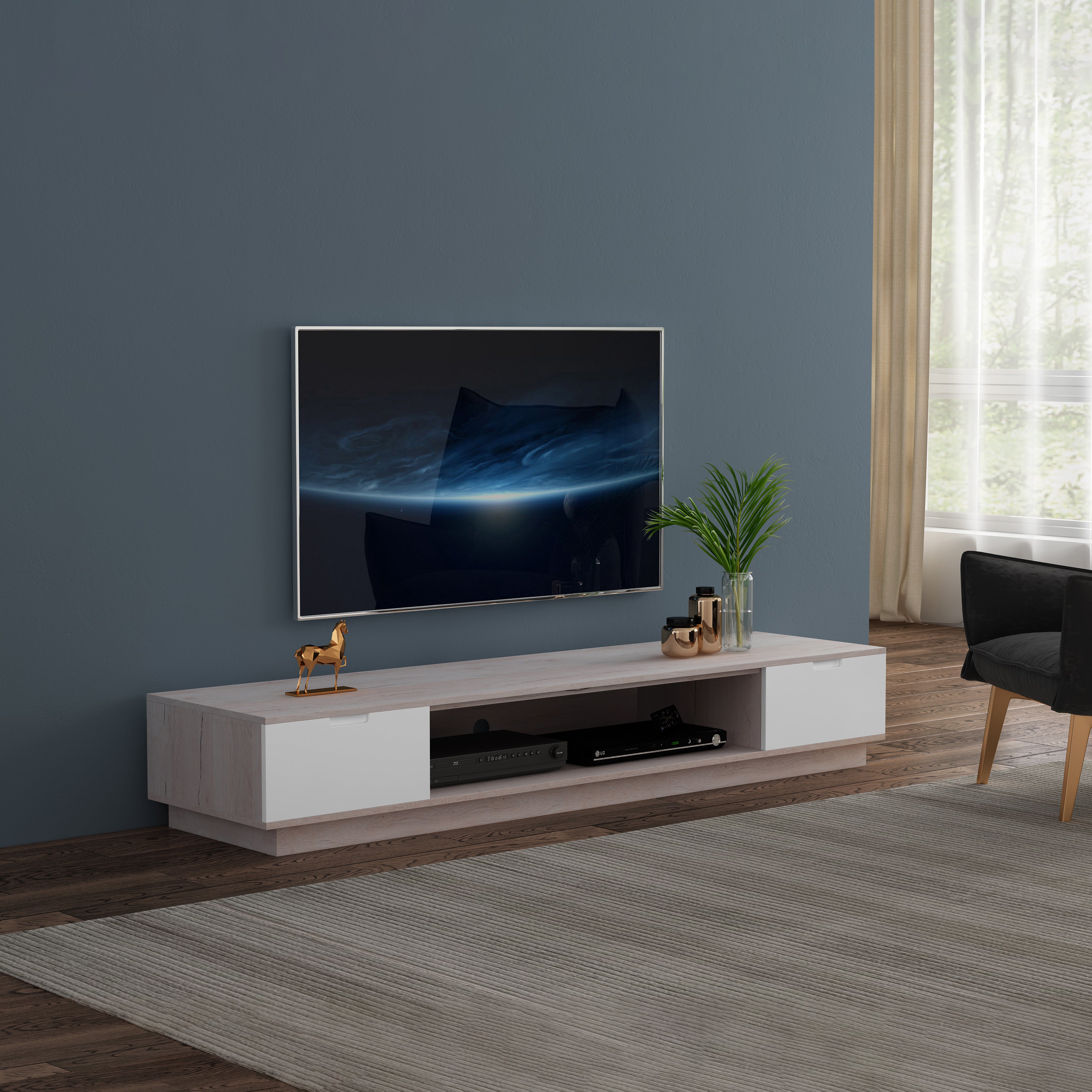 White low online tv cabinet