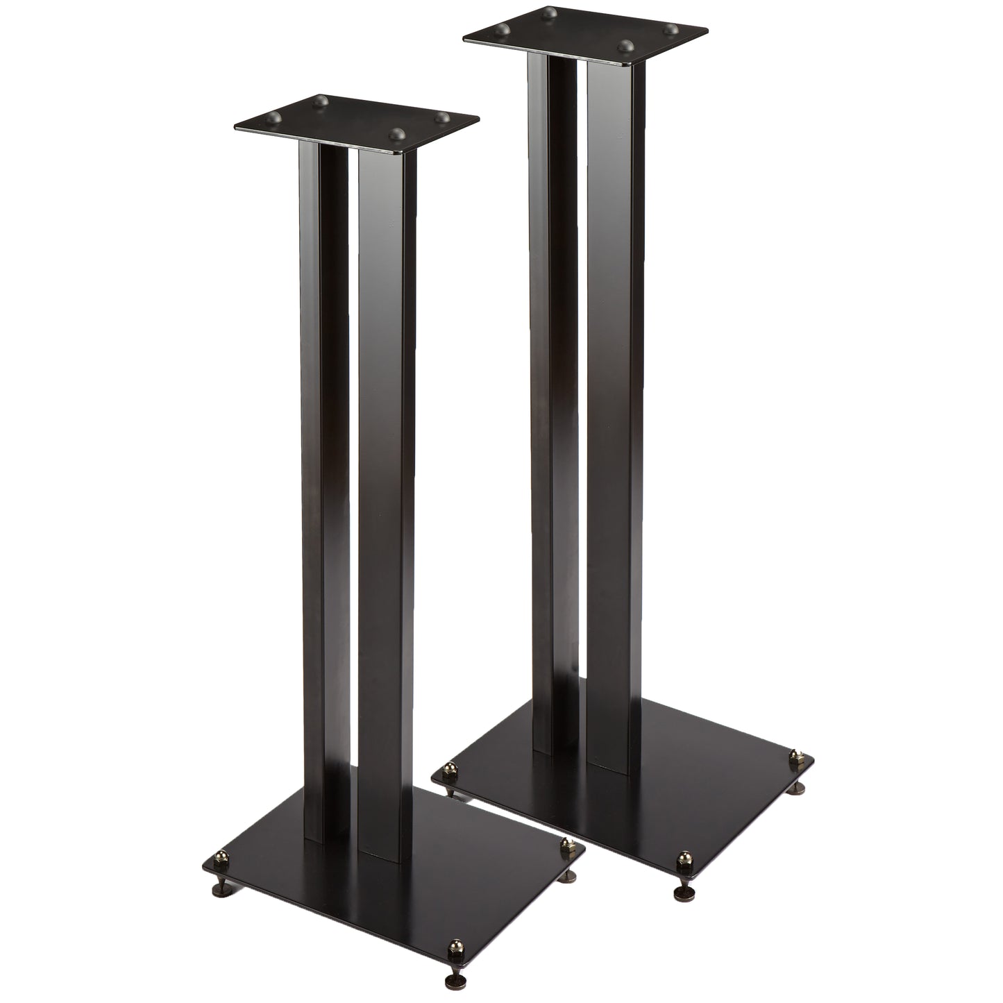Tauris SP199-38 Speaker Stand Pair 965mm Semi Gloss Metal Speaker Stands Black