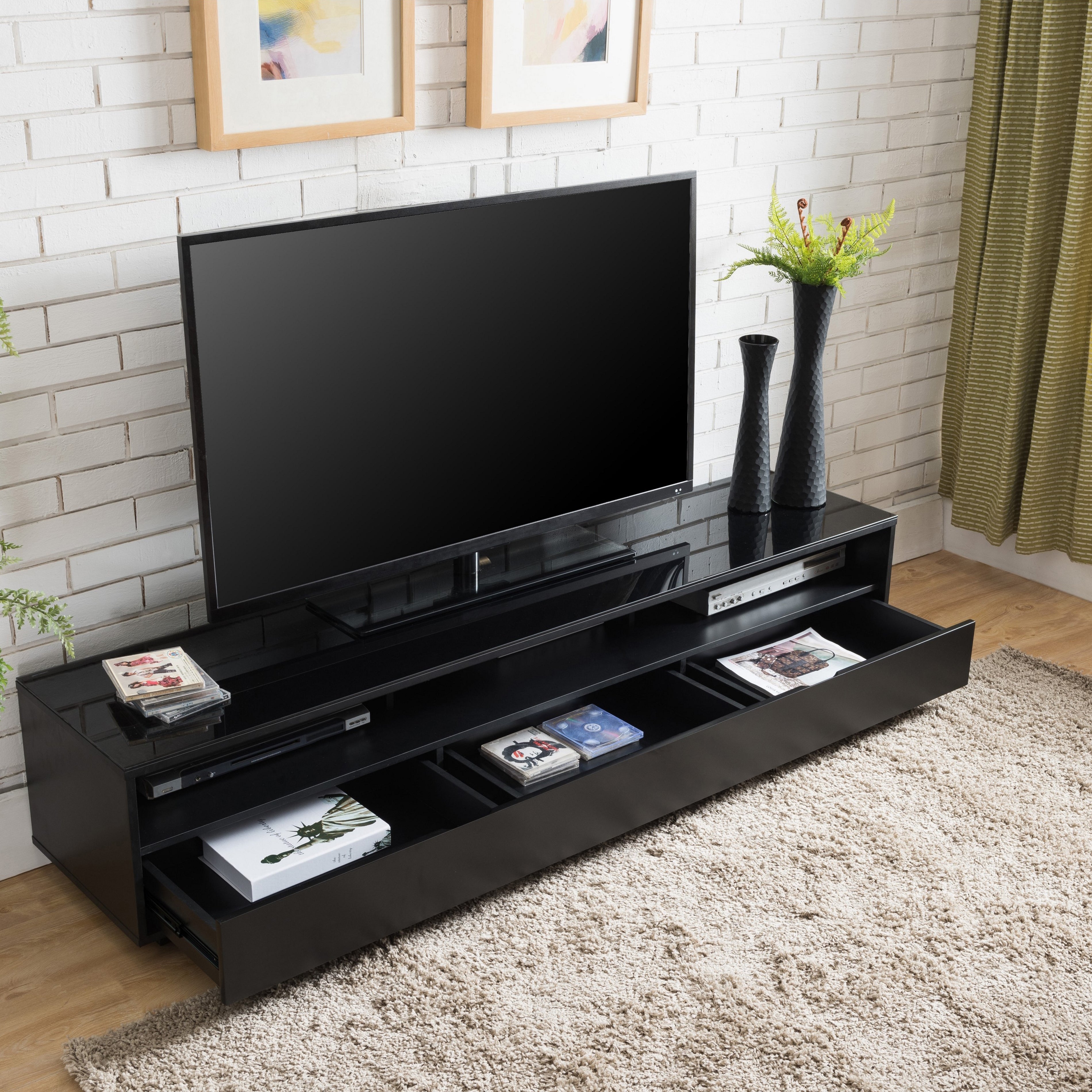 Stereo system tv cabinet discount with tv