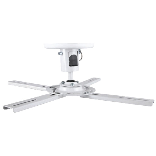 Tauris Projector Mounts 360­° Swivel, 60° Tilt 348-430mm Max Mounting, 25kg Maximum Weight Capacity White