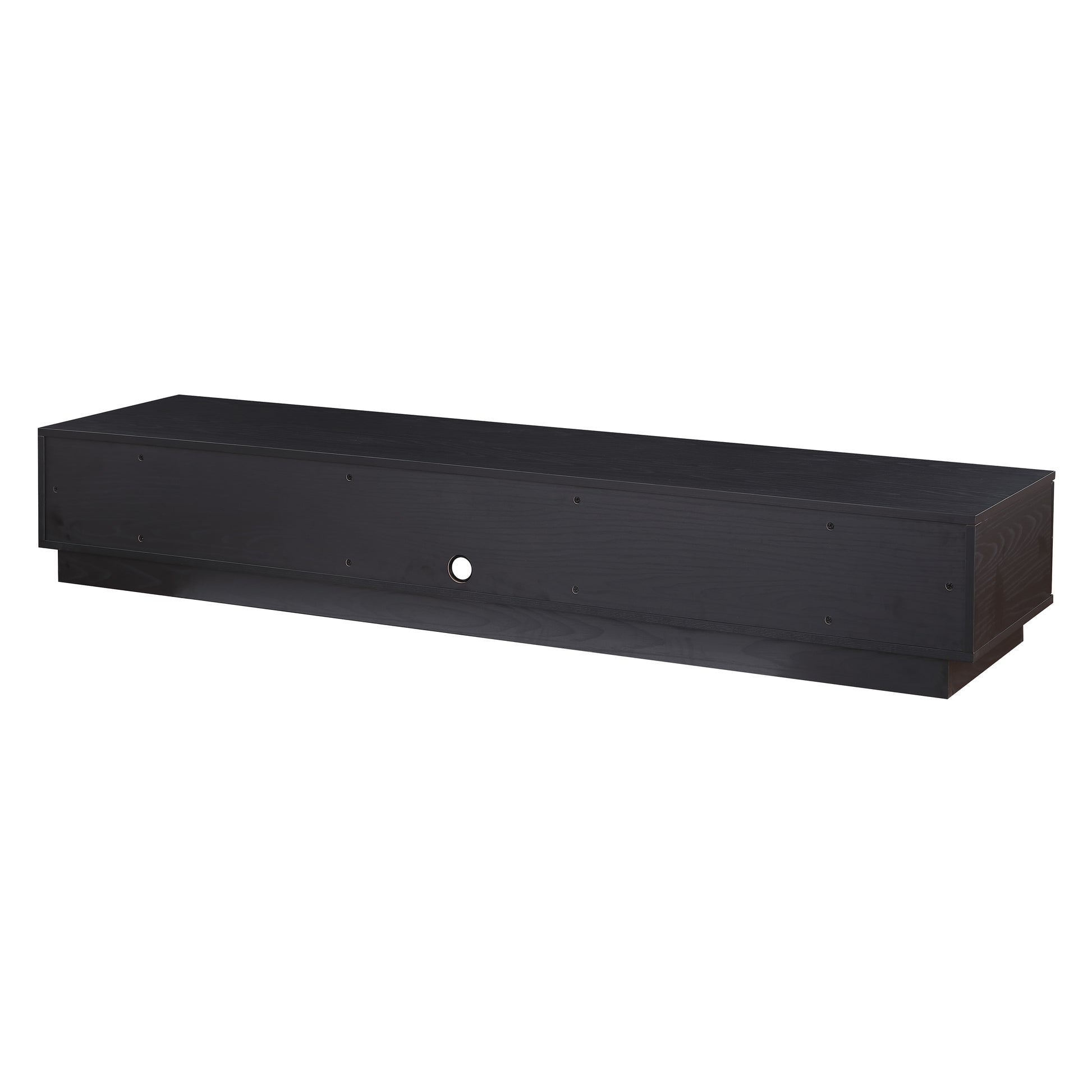 Tauris Rio Entertainment Center, TV Cabinet, Entertainment Unit 2200mm, Black Oak Blank Background 